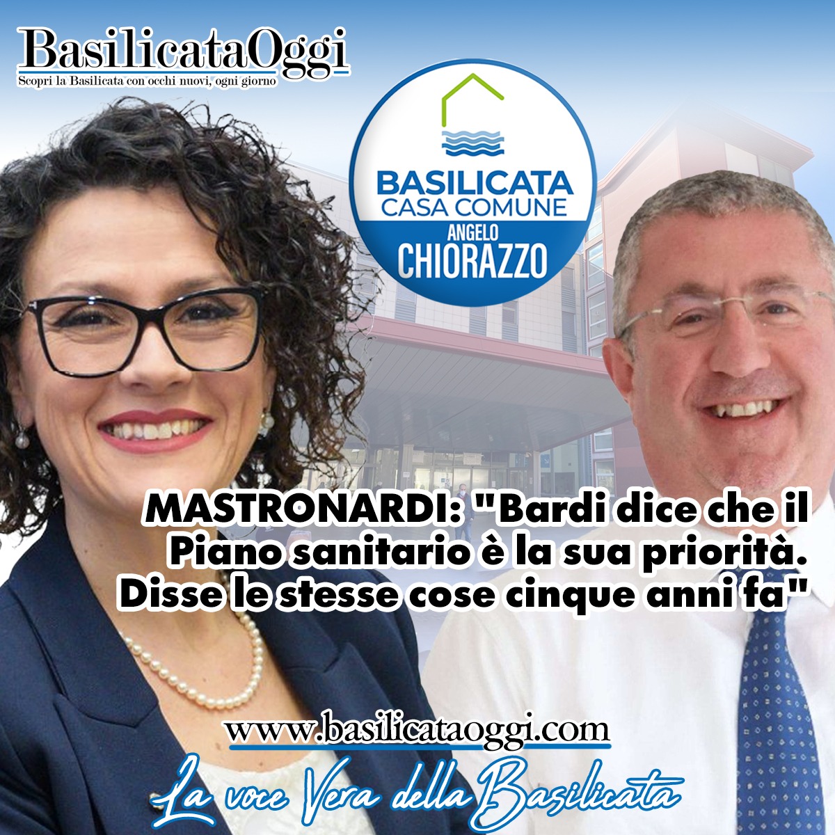 Basilicata Casa Comune Bardi Dice Che Il Piano Regionale La Sua